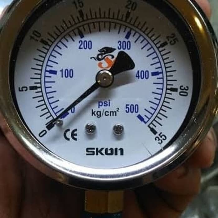 Jual Pressure Gauge Bar Kg Cm Inch Skon Shopee Indonesia