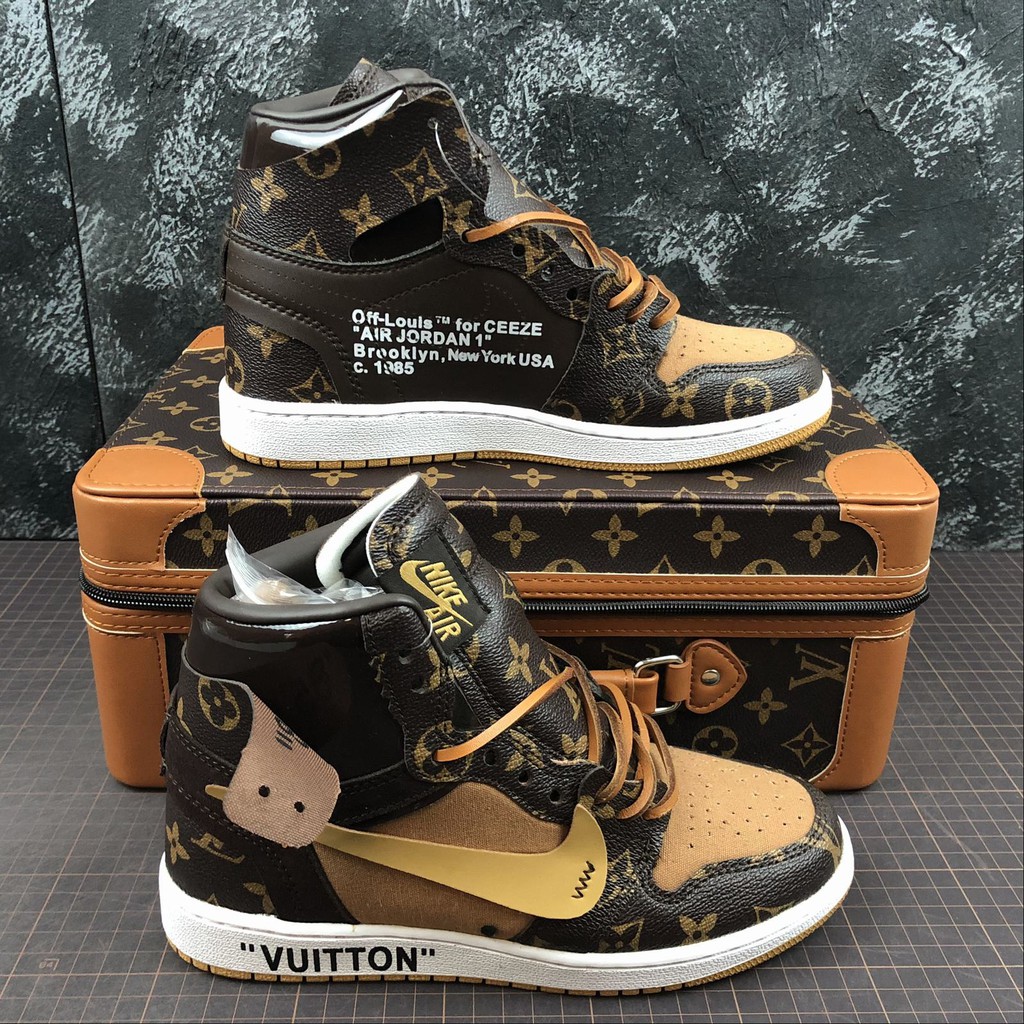 jordan 1 off white louis vuitton