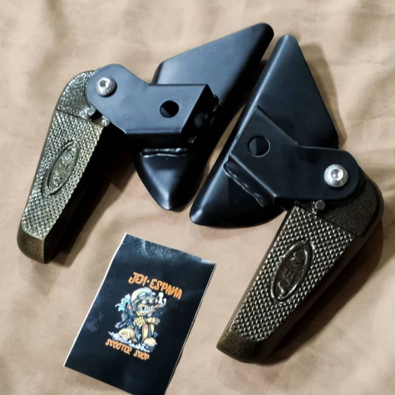 Aksesoris variasi vespa matic foot stap vespa primavera & Sprint iget