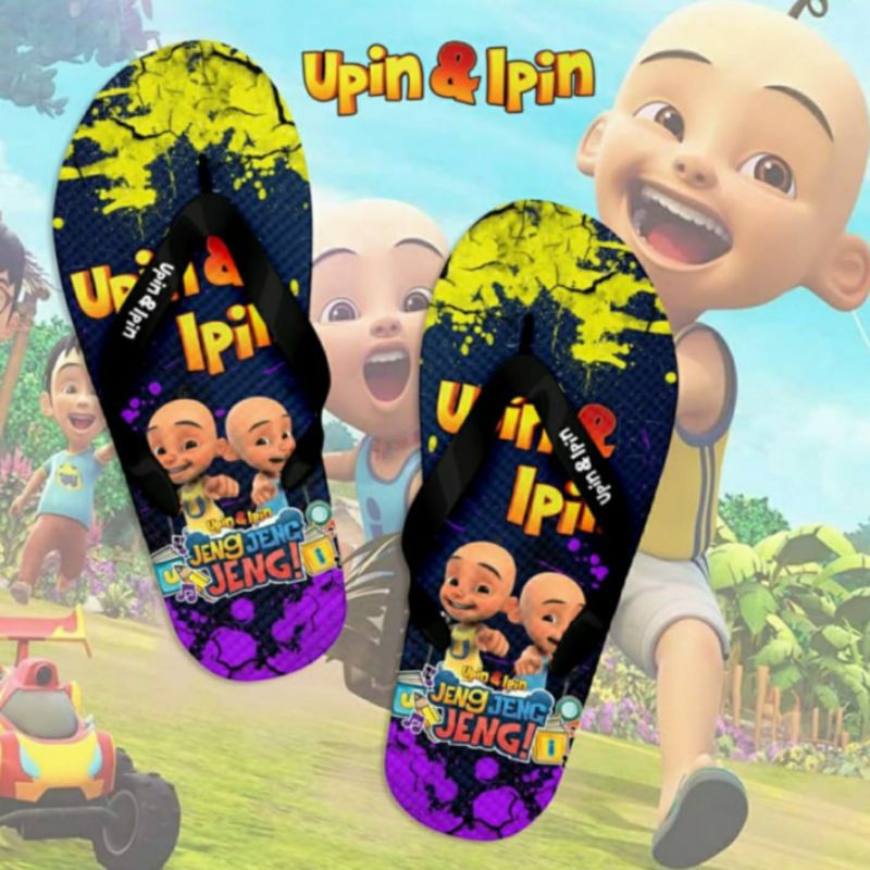 Sandal jepit anak UPIN IPIN/JENG-JENG