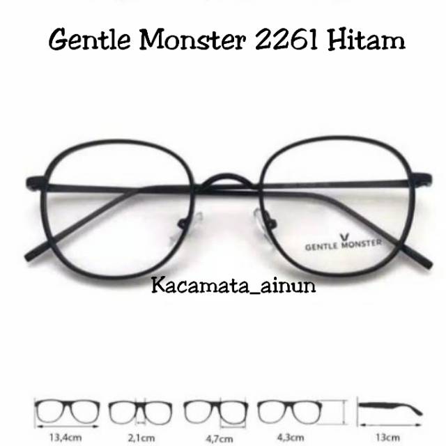 KACAMATA MINUS BULAT PAULINE 2261 TRENDY   KACAMATA ANTIRADIASI ( UNISEX ) Kekinian Termurah