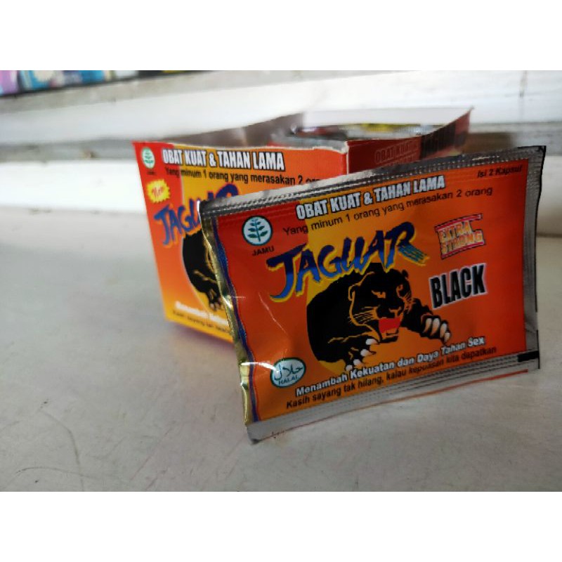 JAGUAR BLACK || JAMU KUAT KHUSUS PRIA || 100% ORIGINAL