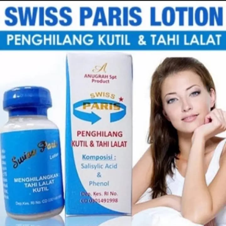 SwissParis Lotion - Lotion Penghilang Kutil - Obat Penghilang Kutil - Obat Perontok Kutil Paling Ampuh Original - Obat Lotion Penghilang Perontok Kutil Kelamin dan Mata Ikan - Obat Penghilang Mata Ikan - Swiss Paris Original Lotion Penghilang Kutil