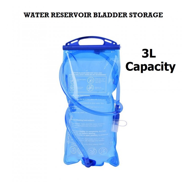 Water Reservoir Bladder Hydration Pack Storage - 3L