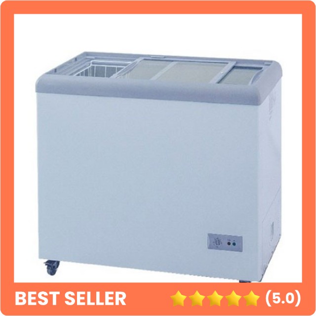 GETRA FREEZER GEA SD-186 SLIDING FLAT GLASS ICE CREAM - KULKAS FREEZER PINTU GESER ES KRIM SEMARANG