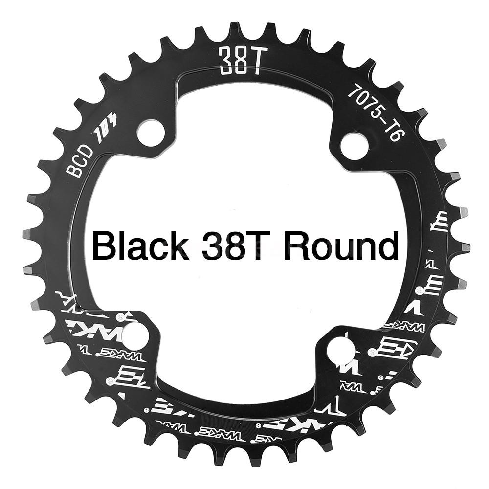 MTB XC Bike Narrow Wide Round Oval Chainring Chain Ring BCD 104mm 32 34 36 38T