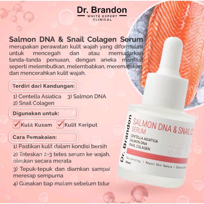 Dr. Brandon Salmon DNA &amp; Snail Collagen Serum 20ml