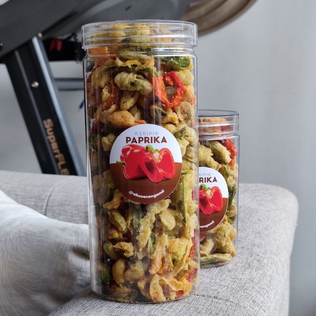 

KERIPIK PAPRIKA CRISPY JUMBO RENYAH | KERIPIK SAYUR BUAH PREMIUM | MAKANAN DIET SEHAT | VEGETARIAN | VEGAN | HALAL