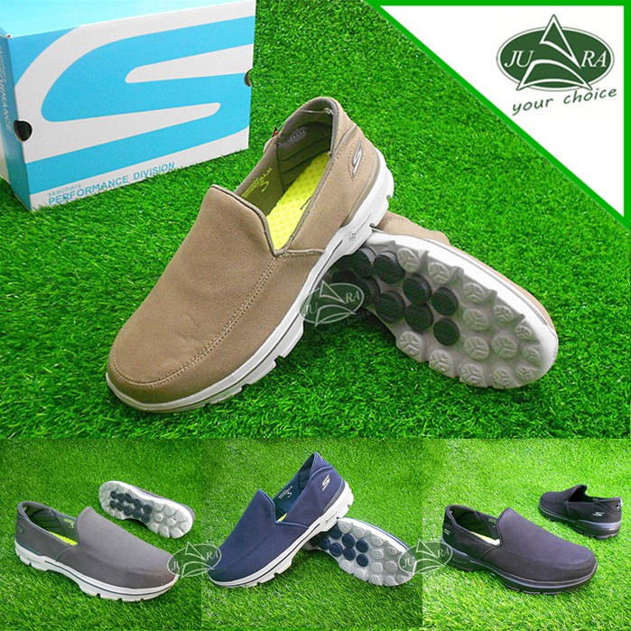 skechers go walk 3 man - sepatu canvas pria - skechers man