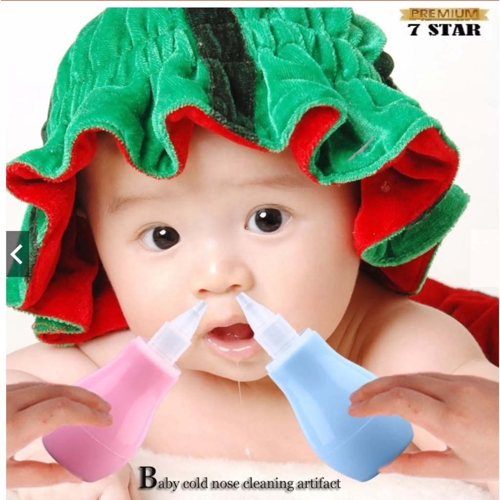 SHINE STAR - [ BAYAR DI TEMPAT ]  Alat Sedot Pembersih Ingus Hidung Bayi Anak/ Nasal Aspirator Vakum Ingus Bayi - RANDOM