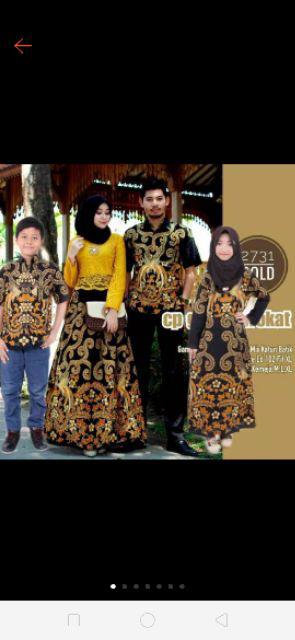 Baju Kapel Batik Gamis Brokat Brukat Anak