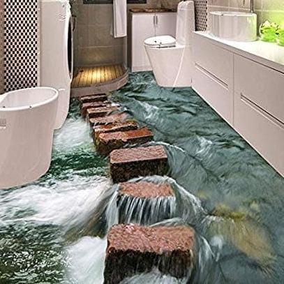 wallpaper custom lantai wallpaper 3D ( lantai - 008) Terbaru