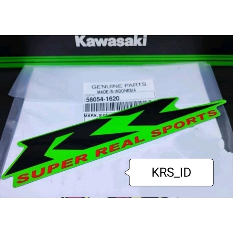 STIKER STICKER LIST BODY BELAKANG HIJAU PUTIH NINJA RR NEW SE 2014 ANNIVERSARY 30th