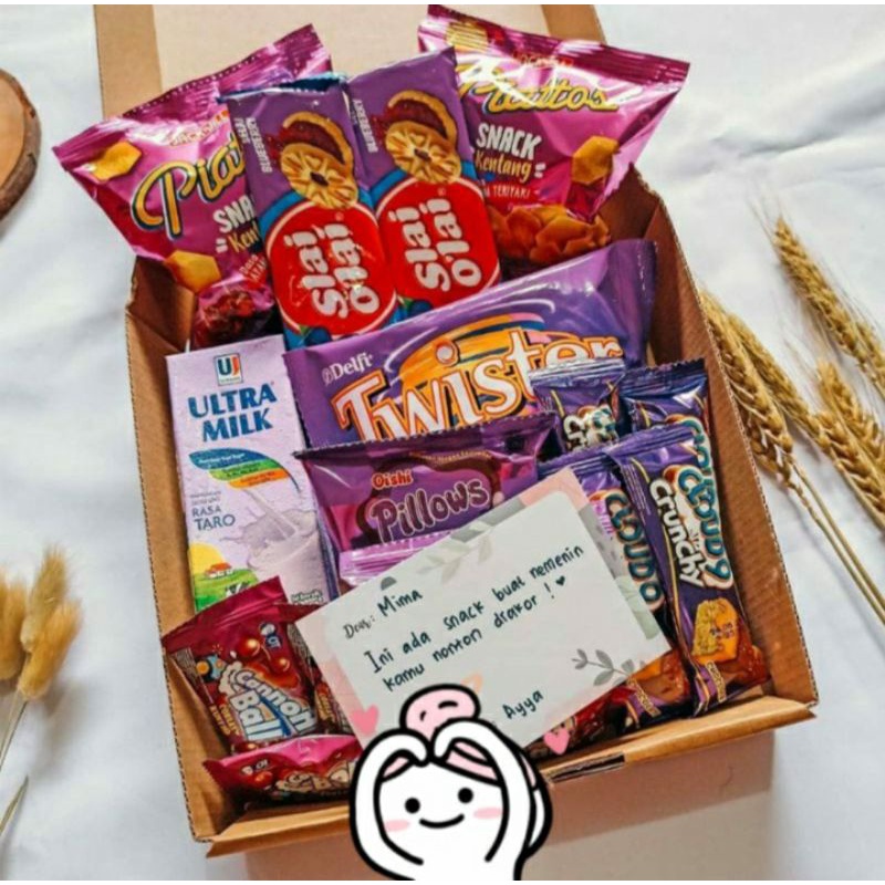 

HAMPERS SNACK|SNACK BOX|KADO AESTETIC