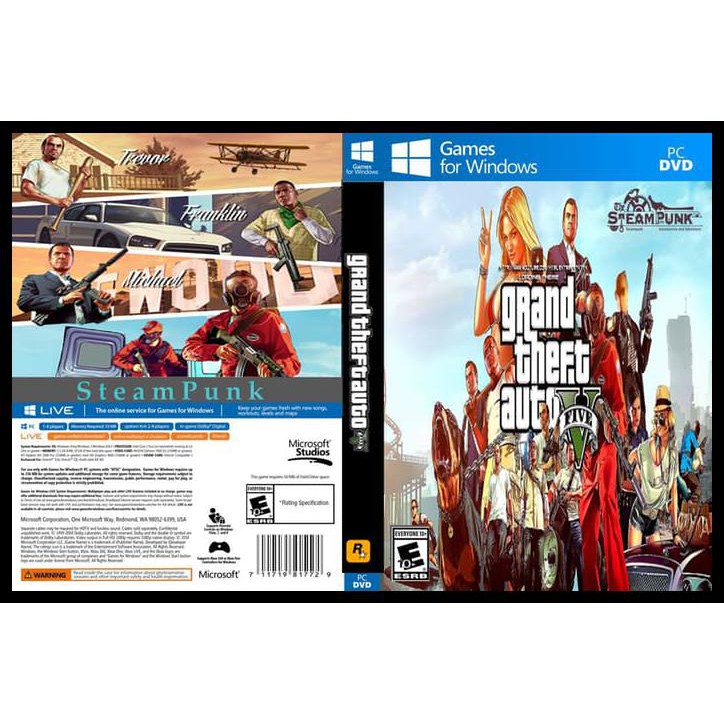 Grand Theft Auto GTA V + MOD PC Laptop DISKON