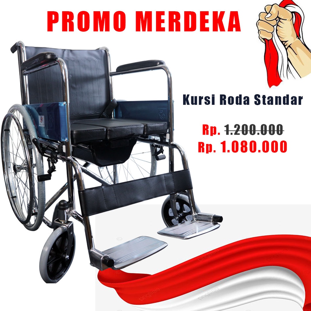 Jual Kursi Roda Standar Rumah Sakit Merk Sella Sellaco Harga Murah