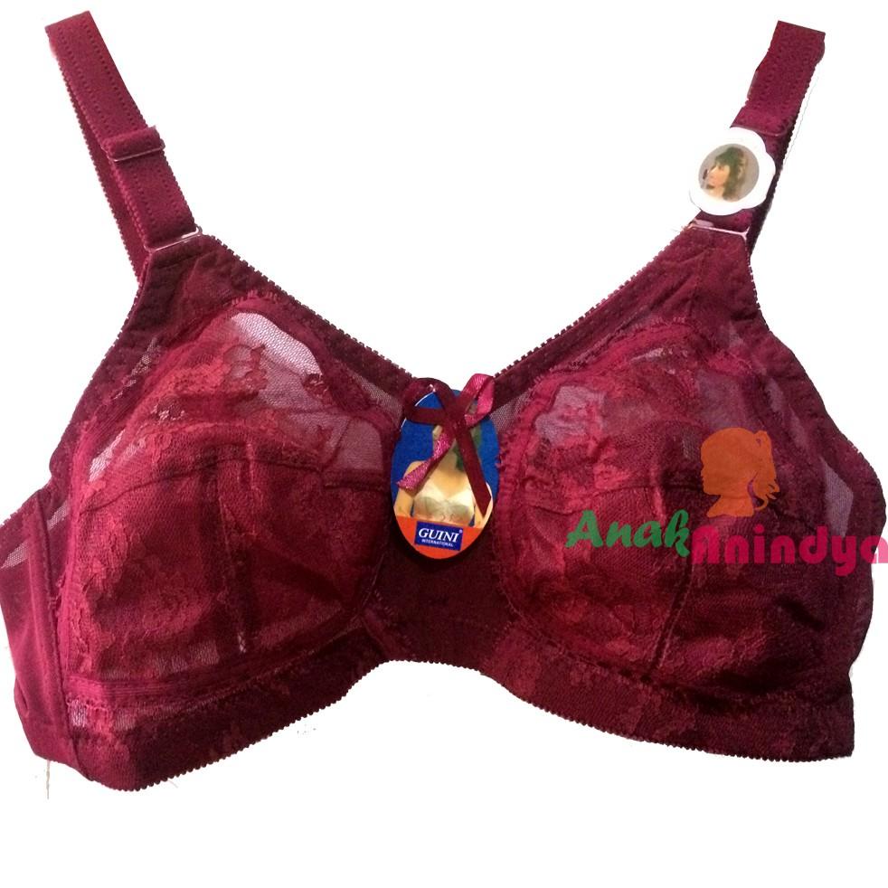 [KODE PRODUK XX16] Bra Guini | Bra Brukat Transparan | BH Guini Tanpa Kawat dan Busa Guini 408 | Bra