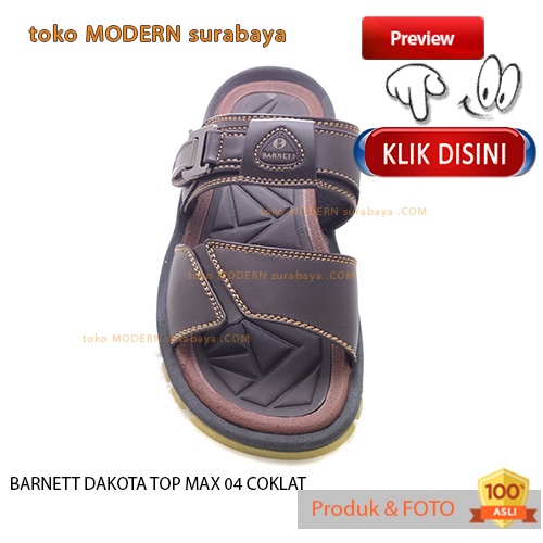 BARNETT DAKOTA TOP MAX 04 COKLAT sandal pria casual sandal slide