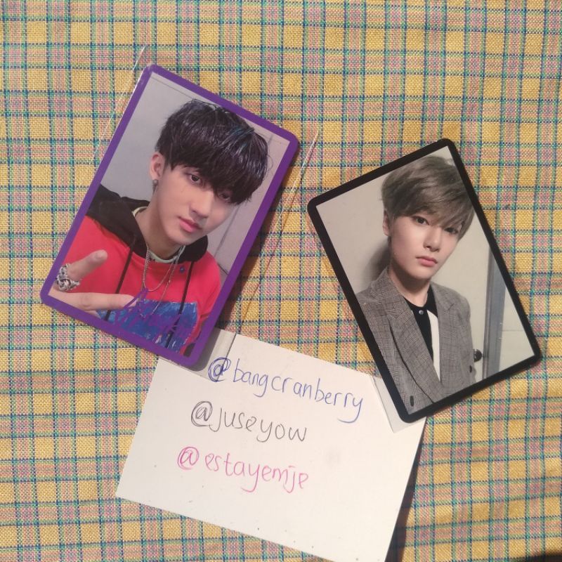 Stray Kids PC photocard yellow wood card imw miroh cle self portrait iam who