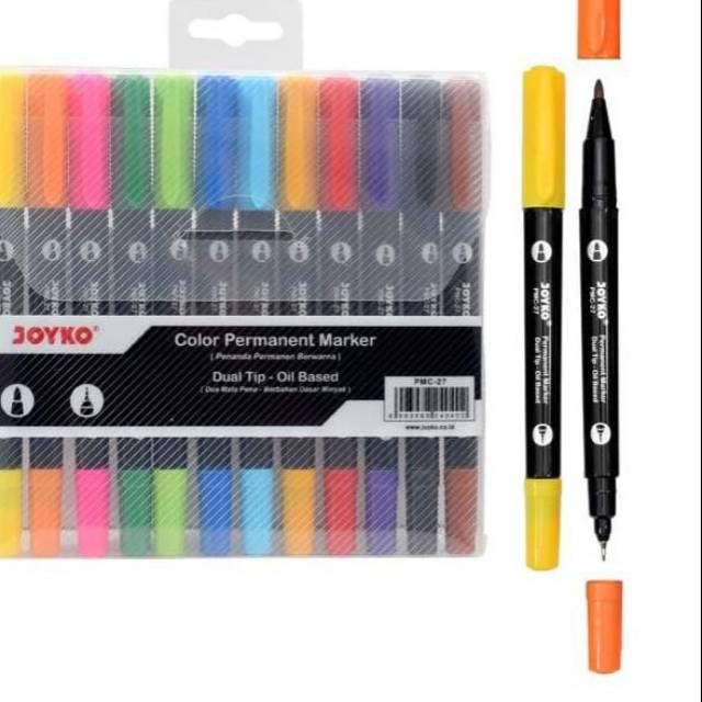 

Color Permanent Marker / Penanda Permanen Berwarna Joyko PMC-27