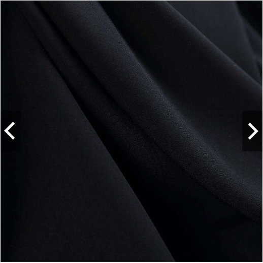 Kain Jetblack Sifon Silky - bahan sifon Arab Jetblack