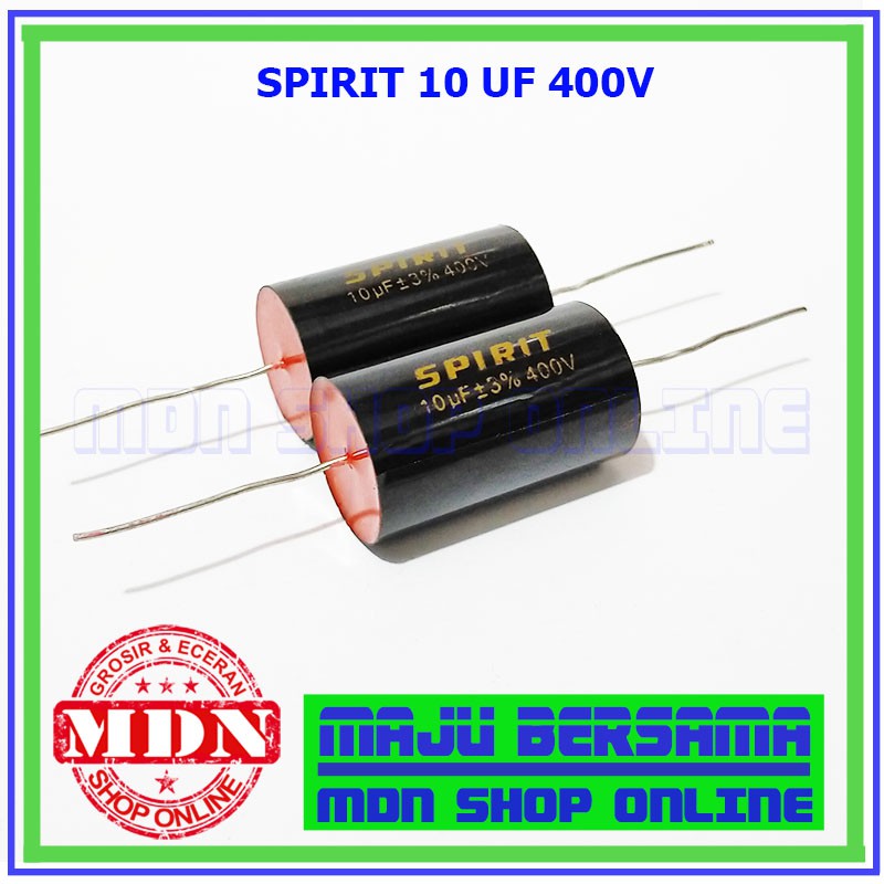 Kapasitor Spirit 10 uf 400v - Kapasitor audio