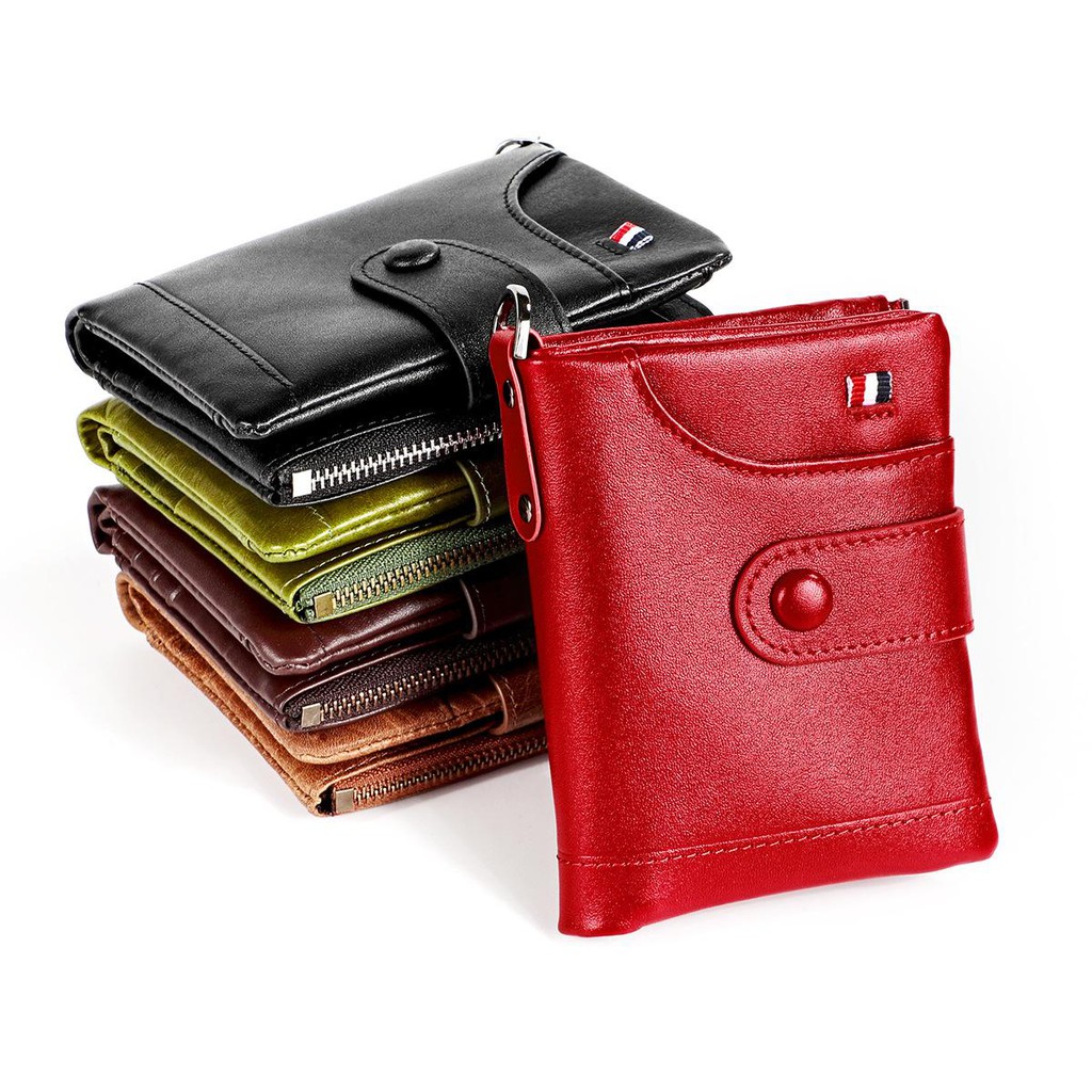 Dompet Pendek Kulit Asli Dompet Pria Rfid Leather Wallet 3511