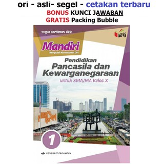 Buku Mandiri Erlangga Pkn Pendidikan Kewarganegaraan Kelas 10 Sma Shopee Indonesia