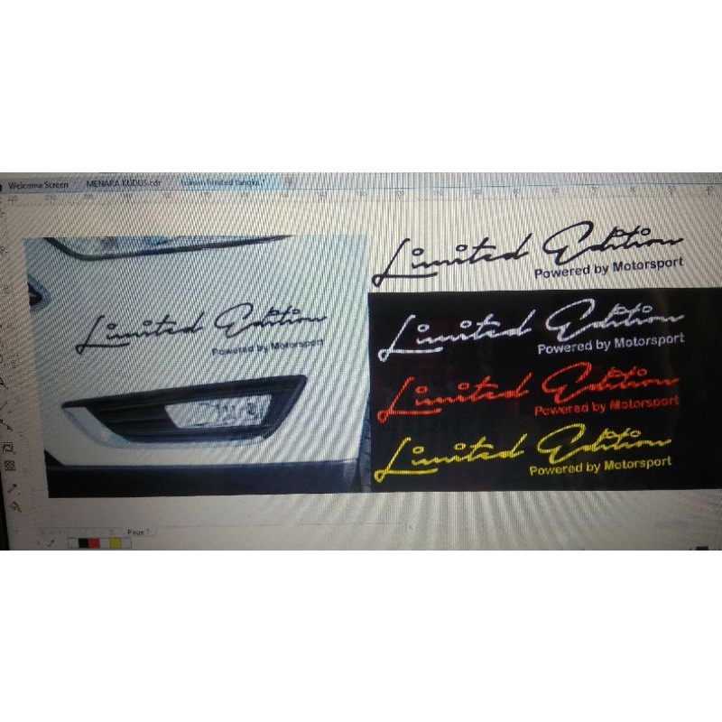 

stiker, stiker limited edition,stikermurah