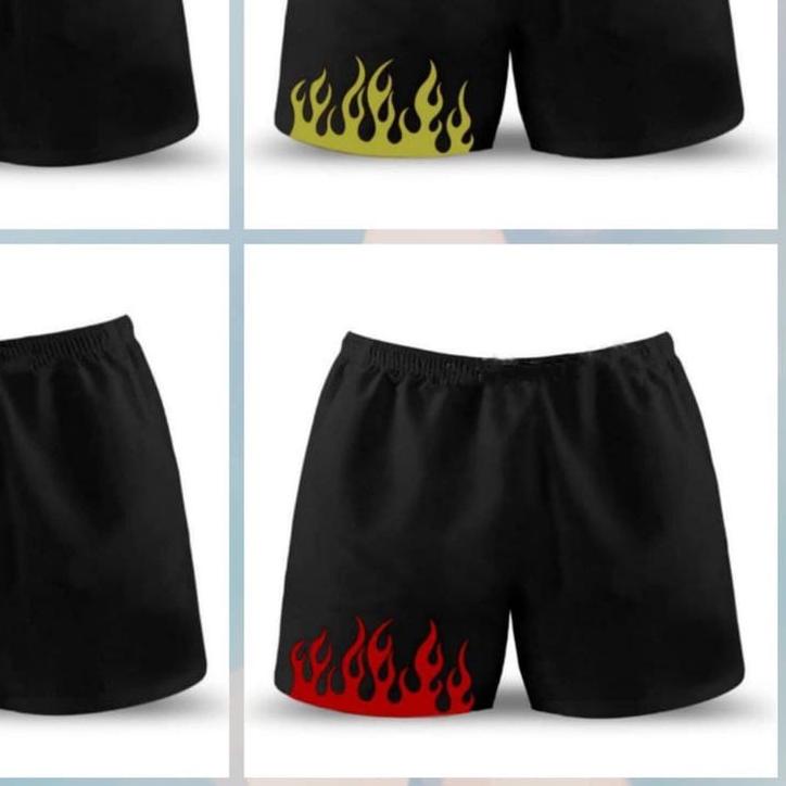 ♣ Celana Api pendek Pria wanita Original Celana Fire Pendek Api ۩