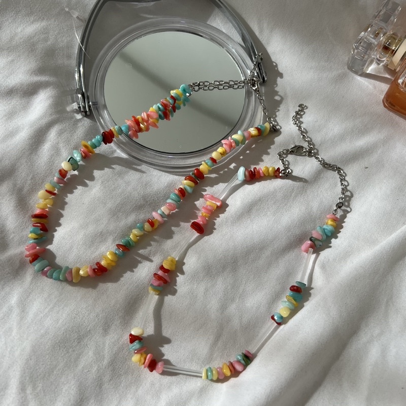 RAINBOW NECKLACE (BATU ALAM ASLI)