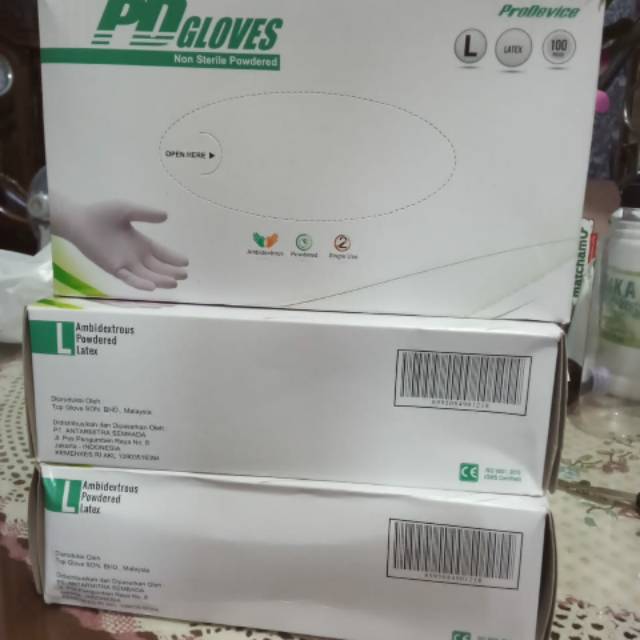 Pd gloves(sarung tangan karet)
