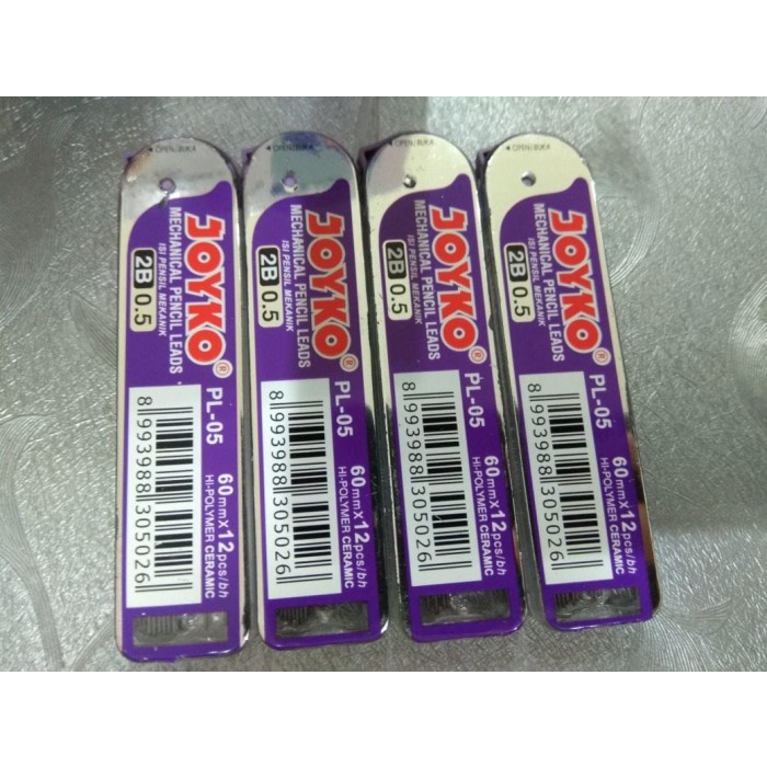 

Gaya Joyko Reffil / Isi Pensil Mekanik 0,5 Ml Isi 12 Tube Gilaa!!!