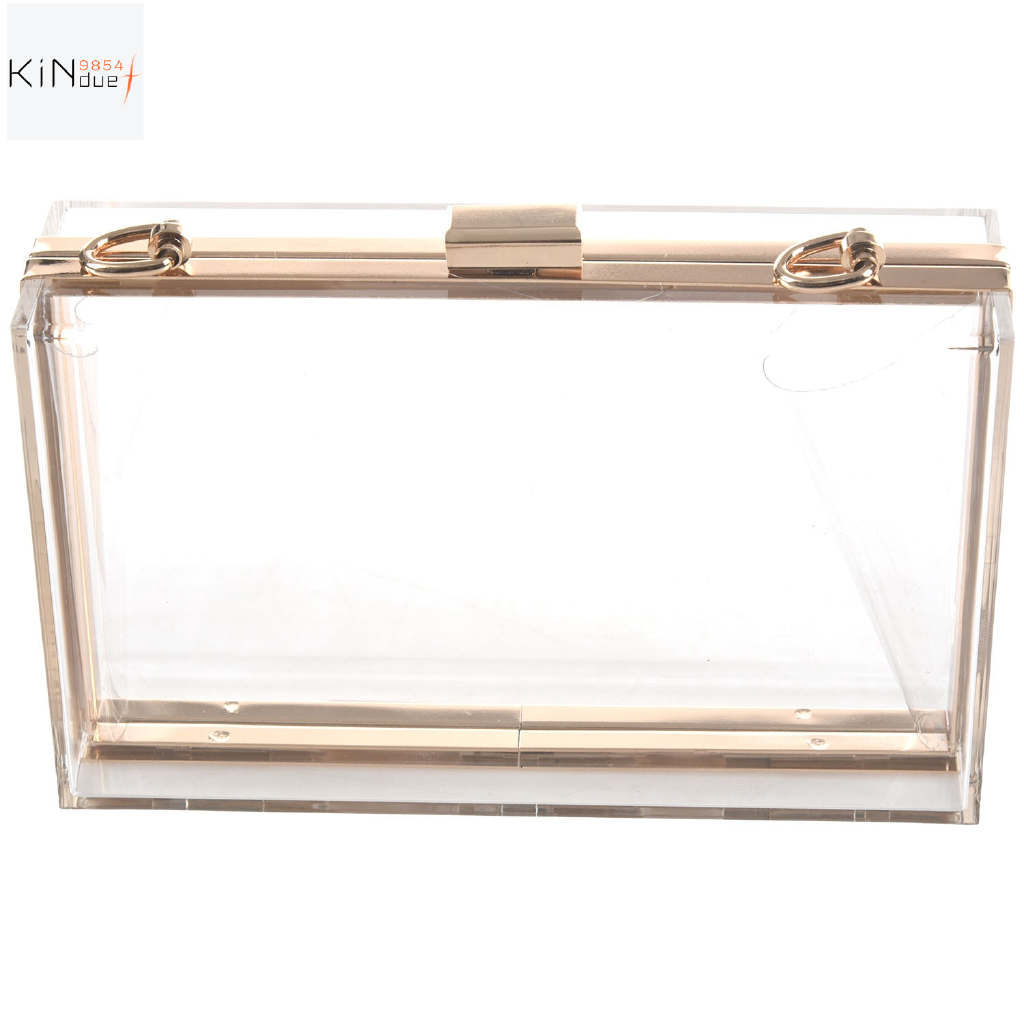 clear box purse