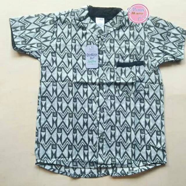 Kemeja anak laki laki/ kemeja anak/ kemeja oshkosh/ kemeja motif
