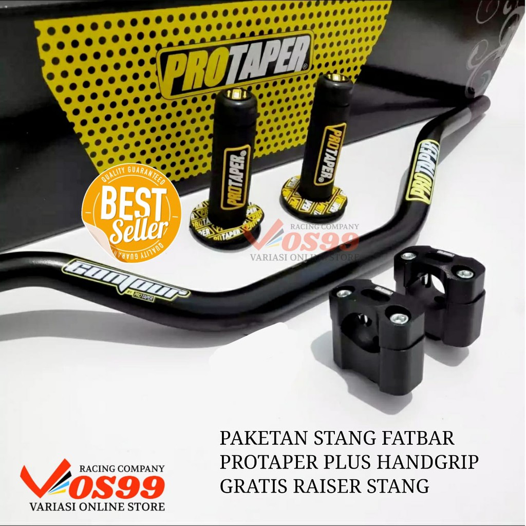 PAKETAN STANG FATBAR PROTAPER PLUS HANDGRIP GRATIS RAISER STANG VARIASI KLX CB150 VIXION XRIDE XABRE