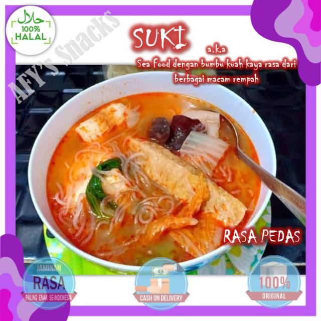 

Suki Tomyam Seafood Instan Pedas Murah Original