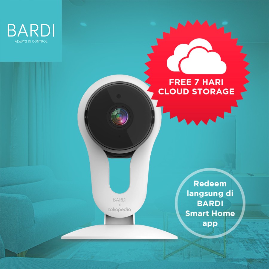 BARDI Smart IP Camera Indoor 1080p HD IDR-IPCAM Garansi Resmi 1th