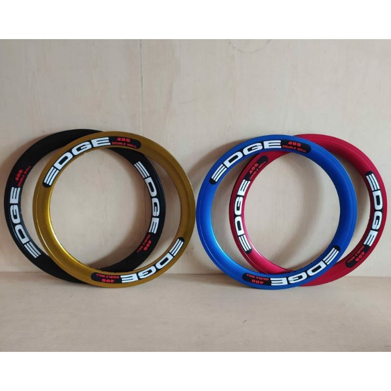 1 Pasang Rims Velg 32 hole 451 EDGE velg Rims sepeda 20x3/8