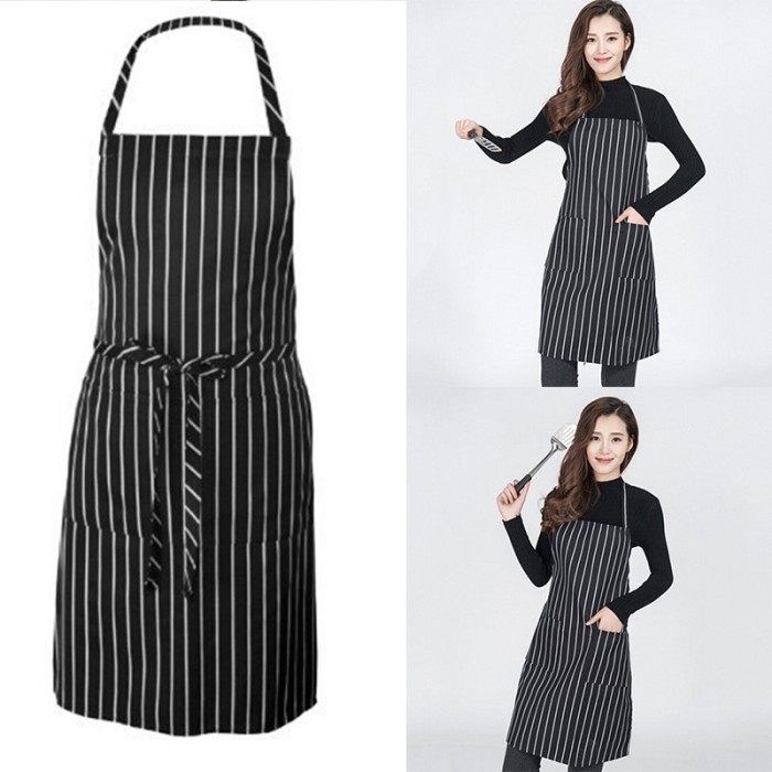 Celemek Apron Wanita Motif terkini Anti Minyak Perlengkapan Masak Bahan Premium