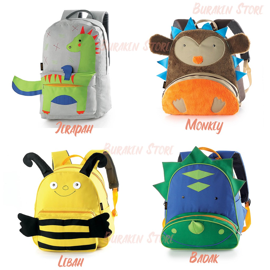  Tas  Ransel  Backpack Anak  Sekolah TK PAUD  Karakter Kartun 