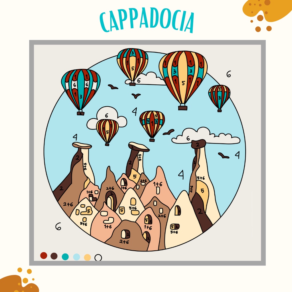 

Paint By Number Kit [Cappadocia] - elokgallery I Kanvas 20 x 20 cm