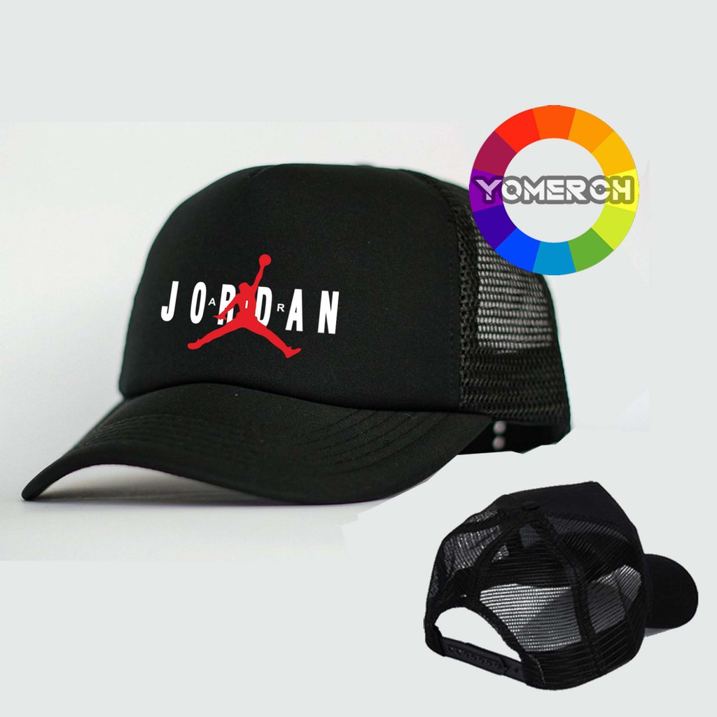 Distro Topi Jaring Trucker NIKE AIR JORDAN  Keren Murah Pria Wanita YOMERCH