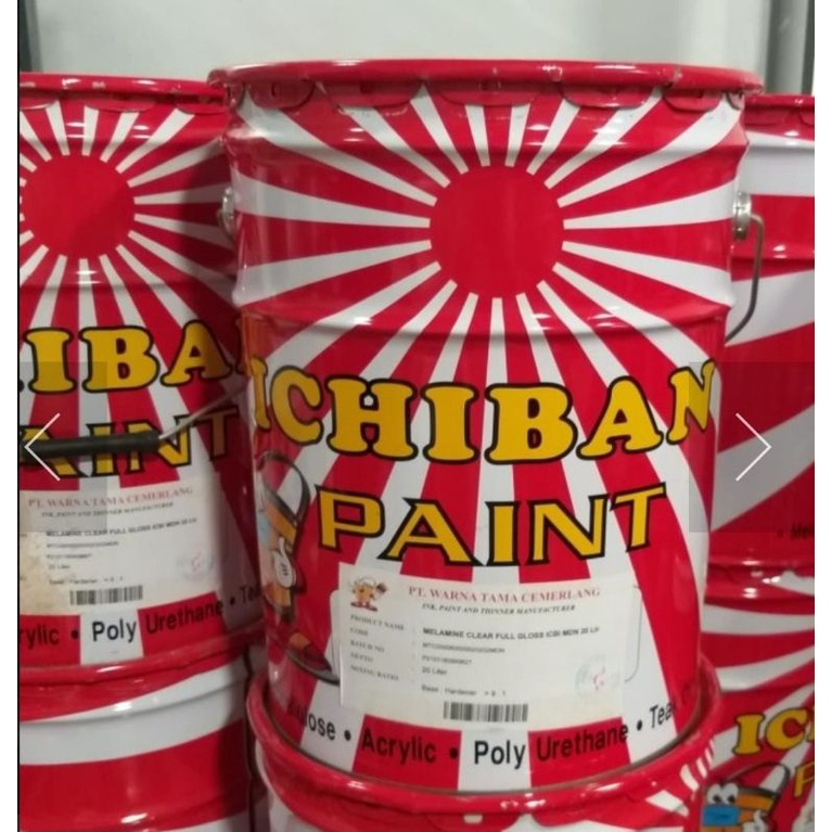 Melamine Ichiban clear gloss