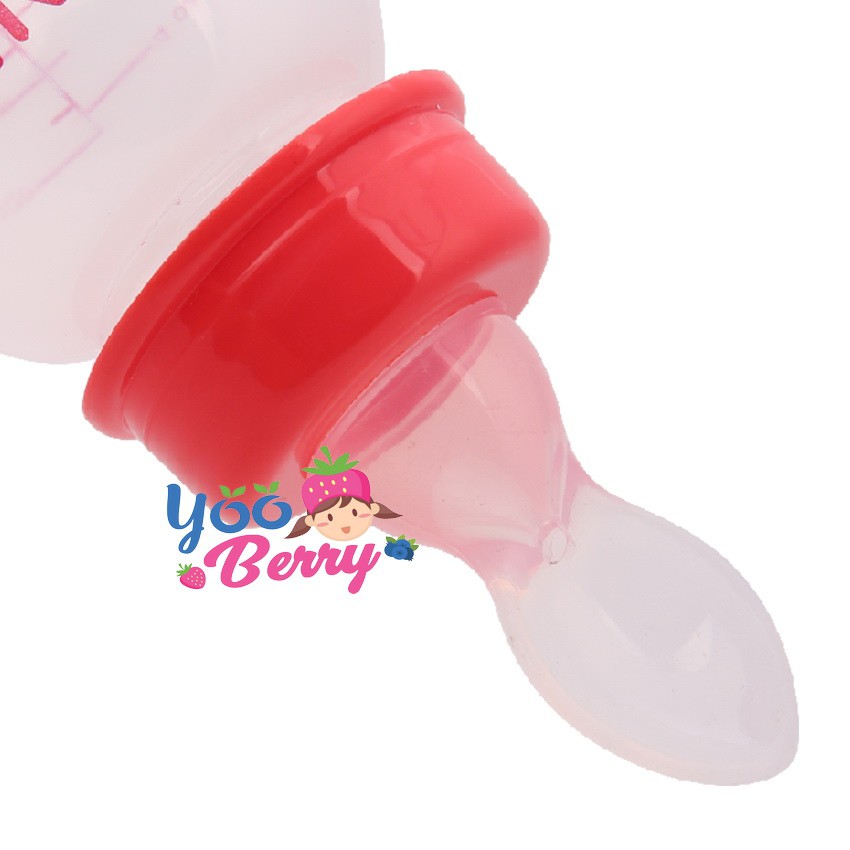 Ninio Botol Sendok &amp; Botol Susu Bayi 120 ml GRATIS Nipple Berry Mart