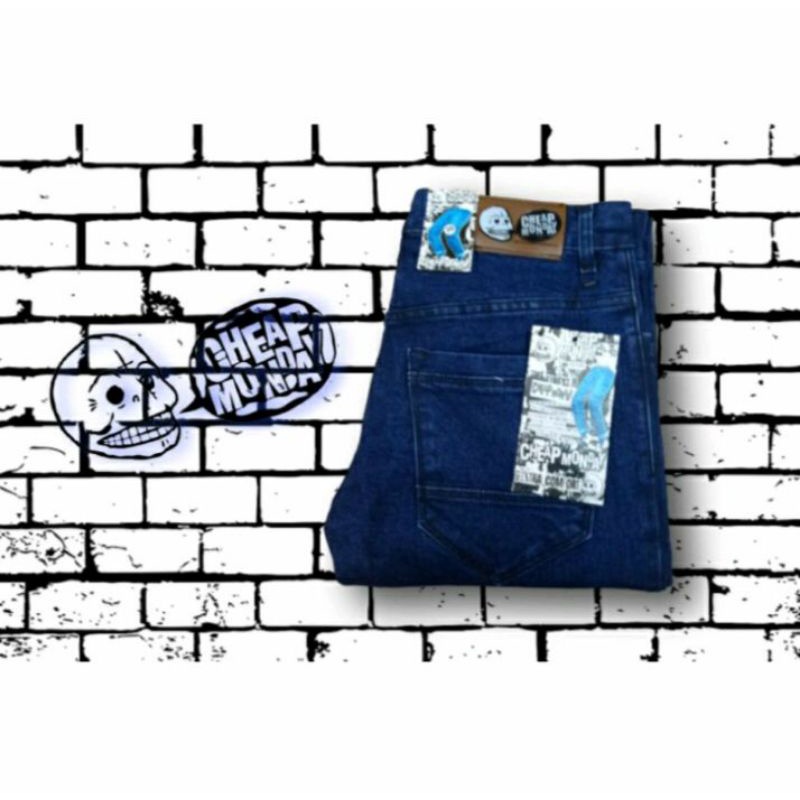 celana jeans Pria slim fit Stretch celana jeans Pria slim fit melar celana