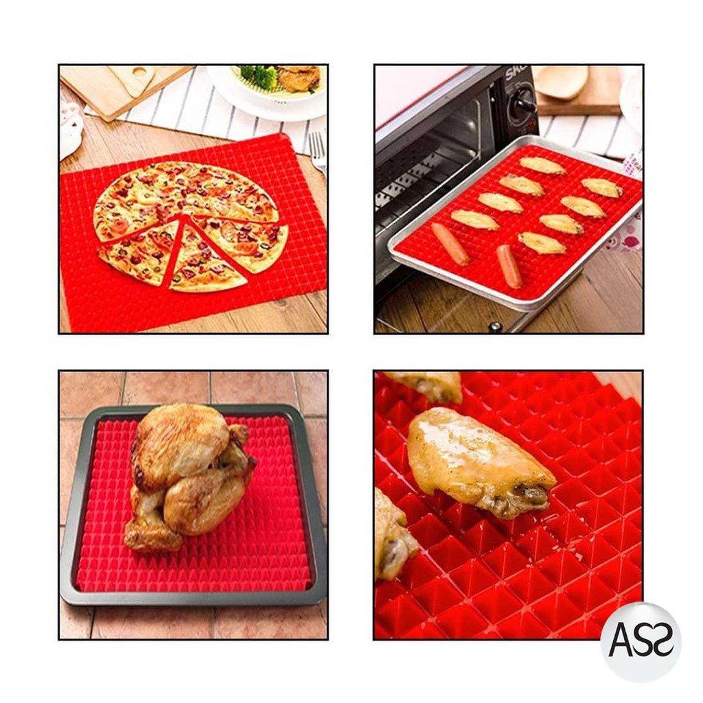 ASS Shop - Aihogard Alas Masak Pyramid Silicone Non-stick Oven Mat - JJ1370-01