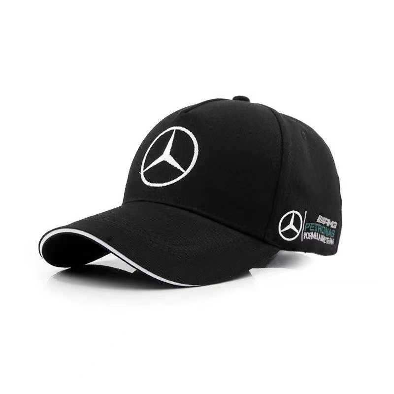 Topi mobil MG BMW M3 Golf F1 Ferrari Polo Racing Hitam Bisbol Trucker Pria Topi Topi