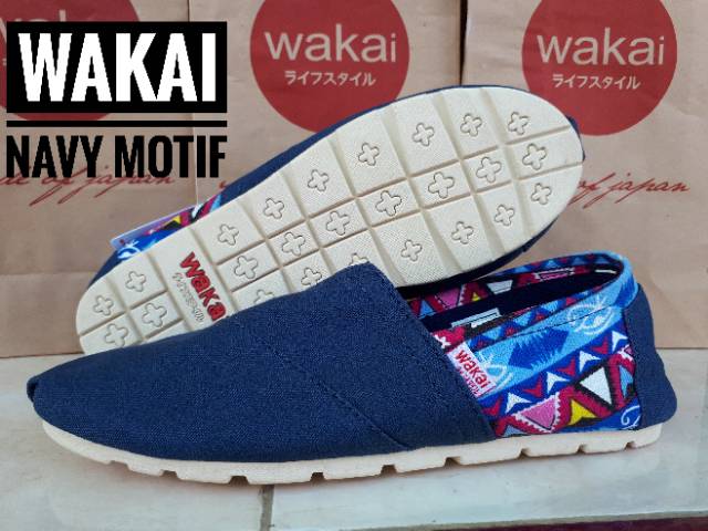 Wakai Sepatu loafer slip on pria wanita GRADE ORI