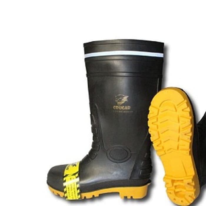 Buruan Sepatu Boot Cougar Gumboot Black 1912 SALE